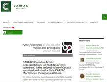 Tablet Screenshot of carfacmaritimes.org